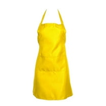 Huayishang Women's Apron Cooking Kitchen Apron with Pocket Check Chef Apron Dress for Women Men Adults for Baking Restaurant Tool, Kitchen Essentials Clearance Sale