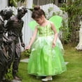 thumbnail image 3 of Disfraz de hada para niñas, vestido de princesa + alas de mariposa de hada, 2 piezas, para fiesta de cumpleaños, Halloween, Navidad, carnaval, cosplay, de 2 a 11 años., 3 of 5