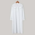thumbnail image 6 of TAIAOJING Toddler Kids Arabic Thobe Thobe Long Sleeve Kaftan Stand Collar Robe With Button Up For Boys Girls Classic Baby Child Daliywear 4-5 Years, 6 of 7