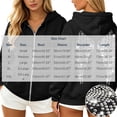 thumbnail image 3 of Enjoytime Zip Up Hoodie Women Back Print Long Sleeve Sweatshirt Fall Winter Fashion Trendy Casual Jacket with Pockets, 3 of 7