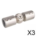 thumbnail image 1 of Conector de varilla,Conector de varilla Conector de codo con bisagras,Varilla salediza ajustable de acero inoxidable de alta resistencia,Conector de esquina de varilla Conector de codo, 1 of 8