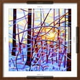 thumbnail image 5 of Art.com Sunrise Giclee Print by Mandy Budan, Brown Frame Wall Art, 21" x 21", 5 of 5