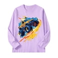 thumbnail image 5 of Staki Shirts for Boys Boys' Long Sleeve Crewneck T-Shirts Soft Casual Tees for Kids 3-15Y,7-8 Years, 5 of 5