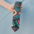 thumbnail image 2 of Men’s Tribal Tie&nbsp;– Earthy Natural Tones, Slim Fit for Rustic Home Decor, 2 of 6
