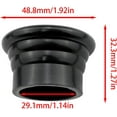 thumbnail image 4 of Embouts de Tringle à Rideaux Capuchon Décoratif Embouts de Rideau Embout de rail Diamètre 1,1 Pouces Bouchon Style Romain -6 Pcs -, 4 of 4