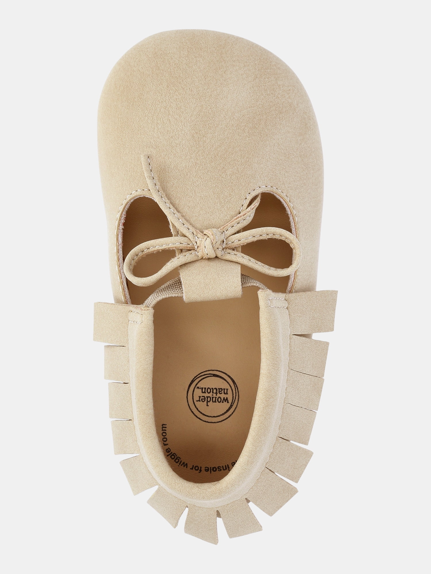 Wonder Nation Baby Girls Moccasin Shoes