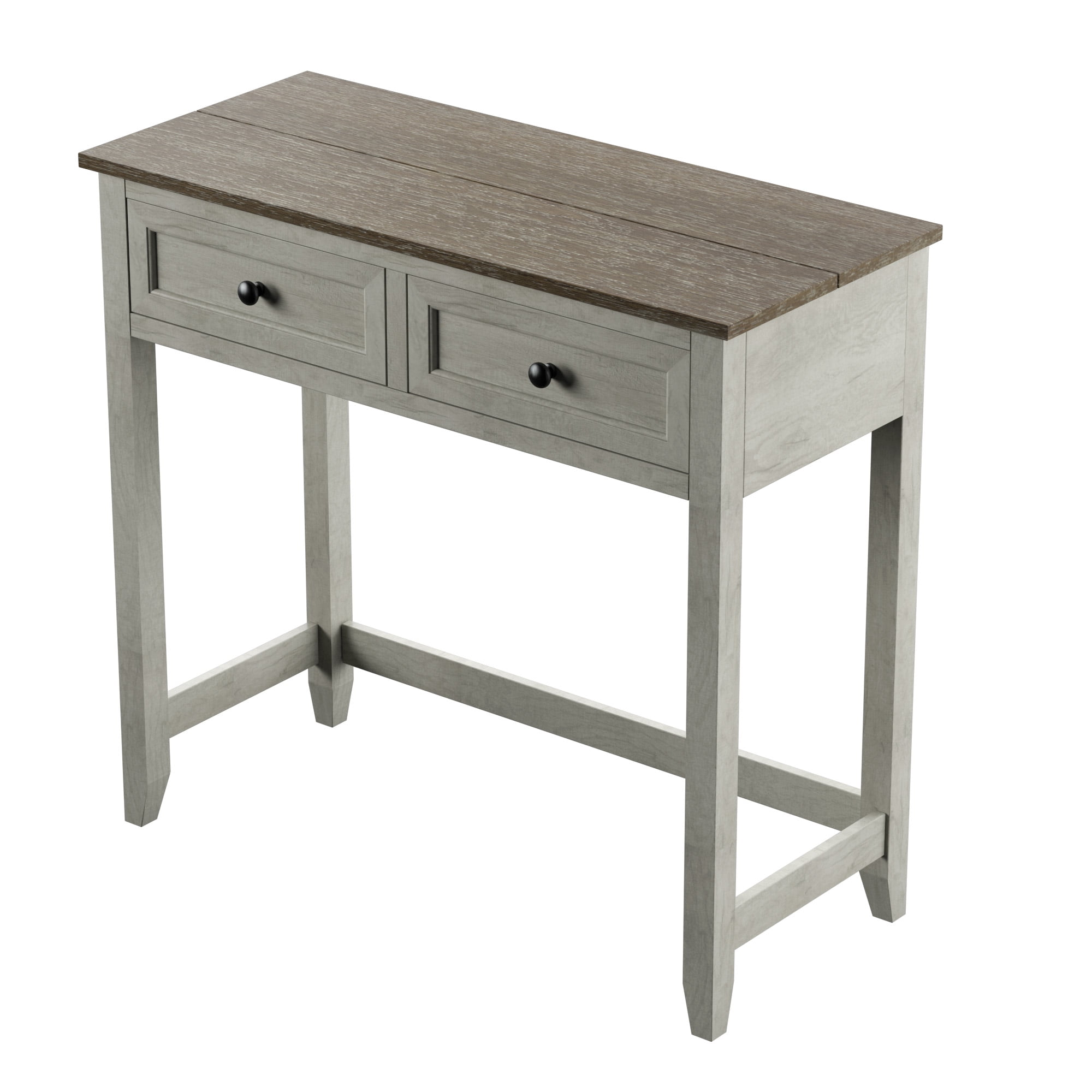 Twin Star Home Secretary Desk with USB Charging Ports