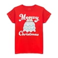 thumbnail image 1 of Pusheen - Camiseta Meowy Christmas para Mujer (Rojo), 1 of 3