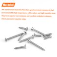 thumbnail image 2 of Juego De Tornillos Para Madera #6 X 1/2"" 5/8"" 3/4"" 1"" 1-1/4"" Helifouner 160 Piezas Phillips Cabeza Avellanada Tornillos Autorroscantes Kit Surtido Tornillos Phillips Cabeza Plana Para Madera Acer, 2 of 5