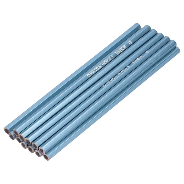 Charcoal Drawing Pencils, Long Service Life Safe Nontoxic Professional Charcoal Pencils Coloring For Graffiti For Design For Sketching