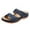 hwj# Dark Blue253, variant on Sandals Women Summer Solid Color Hollow Double Strap Wedge Slide Sandal Open Toe Comfort Thick Insole Slip On Platform Mules Casual Outdoor Walking Summer Beach Shoes,Green,7.5
