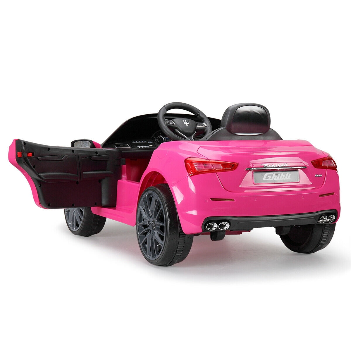 CIPACHO 12V Kids Ride On Car with Remote Control, Rechargeable Electric Vehicle Cars for Boys Girls, Pink