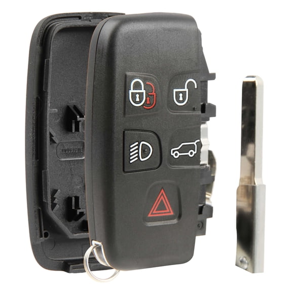 Remote Smart Key Fob Shell Case Replacement for Land Rover Jaguar KOBJTF10A Proximity Fob 1 Pack