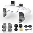 thumbnail image 1 of Fosmon Pro Rallonge de Gâchette et Couvre-Pouce Compatibles avec Manette Sony PS5 (11 Pcs), Grips Antidérapants Taille Haute et Rallonges de Gâchette Rapide Couvre-Protection pour JoyStick Analogique, 1 of 7
