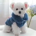 thumbnail image 4 of Ropa navideña para perros Trajes de invierno Suéter para perros pequeños Chaleco Suéteres para perros pequeños Abrigo polar cálido Ropa para gatos para chihuahua M, 4 of 5