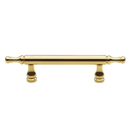 - 2.5 in. CTC Spindle Cabinet Pull - Polished Brass