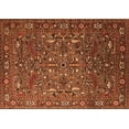 thumbnail image 1 of Ahgly Company Indoor Rectangle Oriental Orange Traditional Area Rugs, 2' x 3', 1 of 4