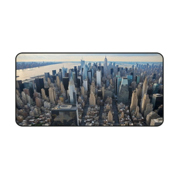 New York City Desk Mat Mouse Pad - Downtown NYC