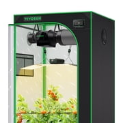 VIVOSUN GIY Smart Grow Tent System 3x3, WiFi-Integrated Grow Tent Kit, with Automate Ventilation and Circulation, Schedule Full Spectrum 200W LED Grow Light, and GrowHub E42A+ Controller