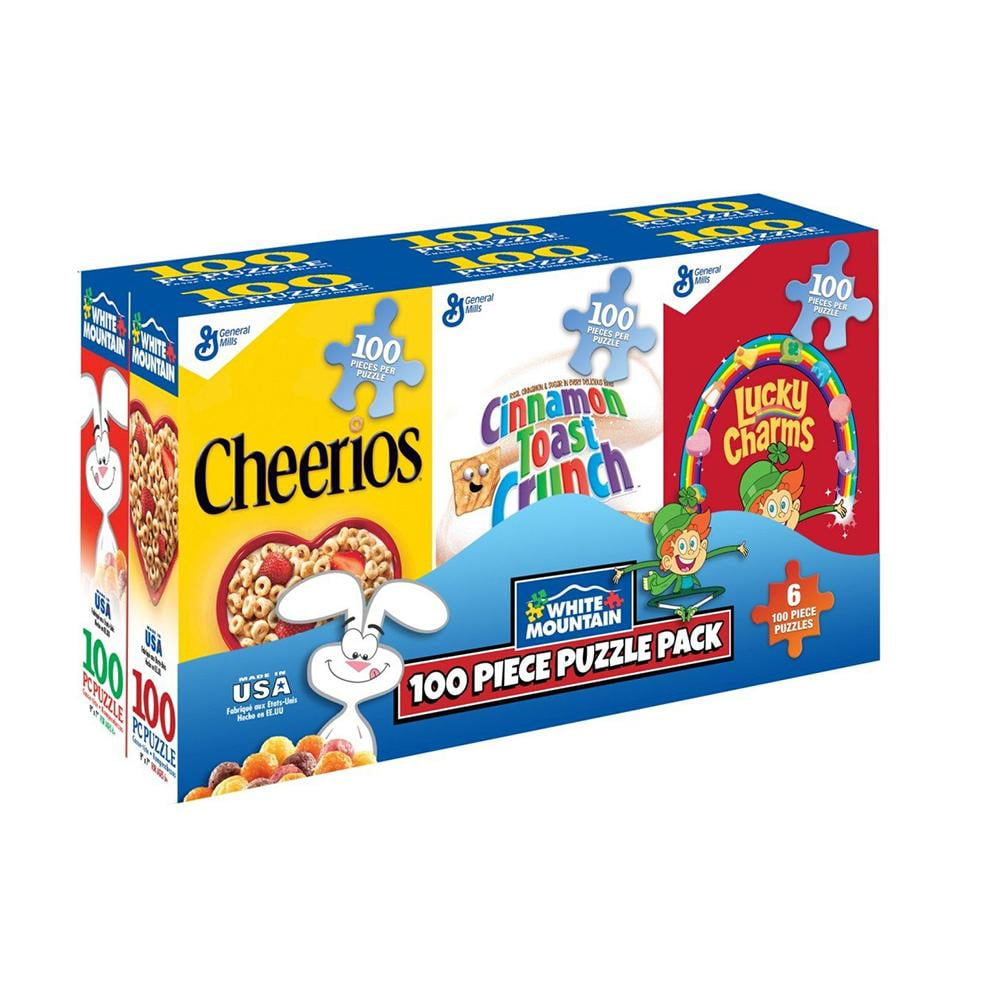 General Mills Mini Cereal Boxes 6 in 1 Jigsaw Puzzle by White Mountain for Ages 8 and Up ...