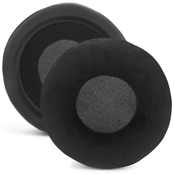 Almohadillas para auriculares Miruchertter de 100 mm, terciopelo y espuma viscoelástica, negras