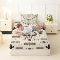 thumbnail image 4 of Erosebridal Adults Western Aztec Twin Sheet Sets,Boho Bull Skull Bedding For Cowboy 3 Pieces, 4 of 6