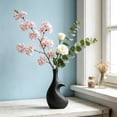 thumbnail image 4 of Ouuluon Flower Vase, Simple Multi-Scene Decorative Vases, 9X8in Black Modern Vase for Flowers Living Room Bedroom Valentine Wedding Table, 4 of 7