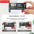 thumbnail image 3 of LOVEVER Digital LCD Universal Battery Tester (Model  BT - 168 PRO)  Battery Tester Volt Checker for AA AAA C D 9V 3.7V 1.5V Button Cell, 3 of 6