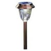 Moonrays 91743 Pearl Bronze Hudson Solar-Powered Outdoor Metal Led Path Light