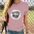 thumbnail image 2 of Blusa suelta estampada con cuello redondo y manga corta para mujer OAVQHLG3B Store  lin121212, 2 of 5