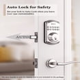 thumbnail image 7 of LTMATE DKS01 Keyless Entry Deadbolt Lock, Electric Door Locks with Keypads, Satin Nickel, 7 of 7