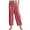 Pink, variant on Diufon Womens Plus Size Lounge Pants Elastic Waist Drawstring Pants Solid Color Pants with Pockets
