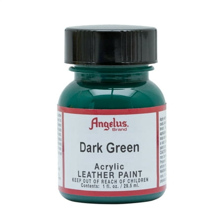 UPC: 0086366711712 | Angelus® Acrylic Leather Paint  1 oz.  Dark Green