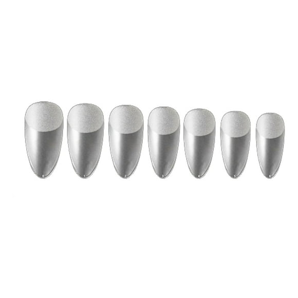 Almond Fake Nails Almond Pressed on Nails Preformed Almond Nail Tips for Full Coverage Acrylic Almond Nails French Fake Nails for Nail Extensions Nail Art, DIY Salon