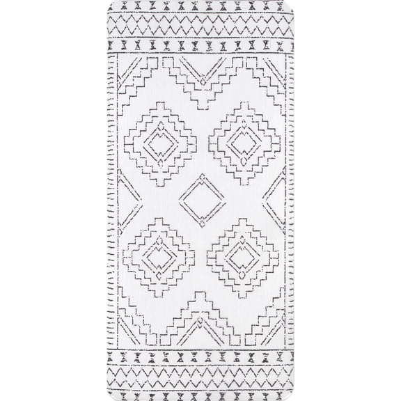 Brooklyn Rug Co  Tribal Moroccan Anti Fatigue Kitchen or Laundry Room Comfort Mat 20" x 42"