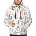 thumbnail image 4 of Hoodies for Men - Bohemian Cute Rabbit Long Sleeve Comfrt Men'S Fashion Hoodies & Sweatshirts, Sweatshirts for Men Hoodies Pullover Clothing Clothes with Pouch, 4 of 7