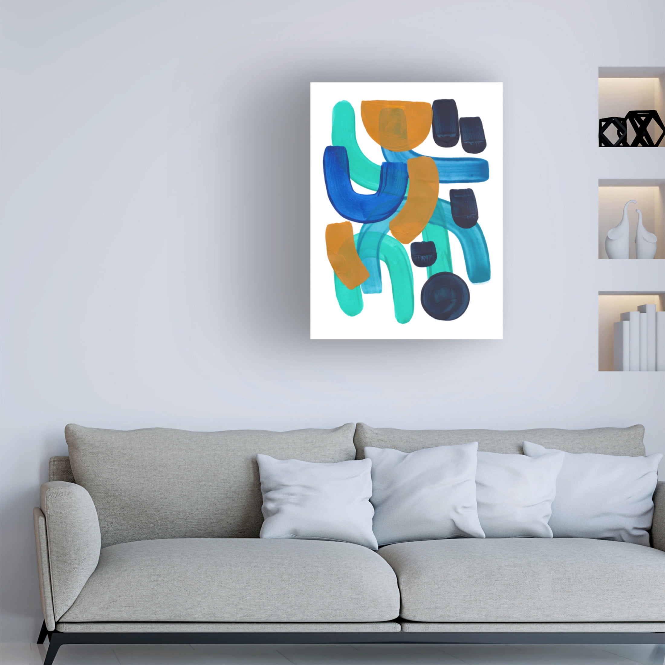 Trademark Fine Art Ejaaz Haniff Ocean Gold Canvas Wall Art