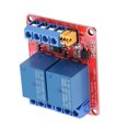 thumbnail image 1 of Modulo De Relé De 2 Canales Con Módulo De Relé Optoacoplador Aislado Para CA 250 V 10 A, CC 30 V 10 A Con Aislamiento De Optoacoplador, Disparador De Nivel Alto Y Bajo, 1 of 7