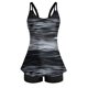 thumbnail image 4 of TaTaai Women's Push Up Bikini Set, Sheer Racerback Swimsuit with Ruched Skirt Cover, Floral Print Two Piece for Summer Beach Gift, 4 of 6