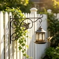 thumbnail image 6 of Metal Wall Hanging Bracket,12" Heavy Duty Plantss Hook Holder,Sturdy Hook Holder for Flower Basket,Lantern & Bird Feeder Installation, 6 of 6