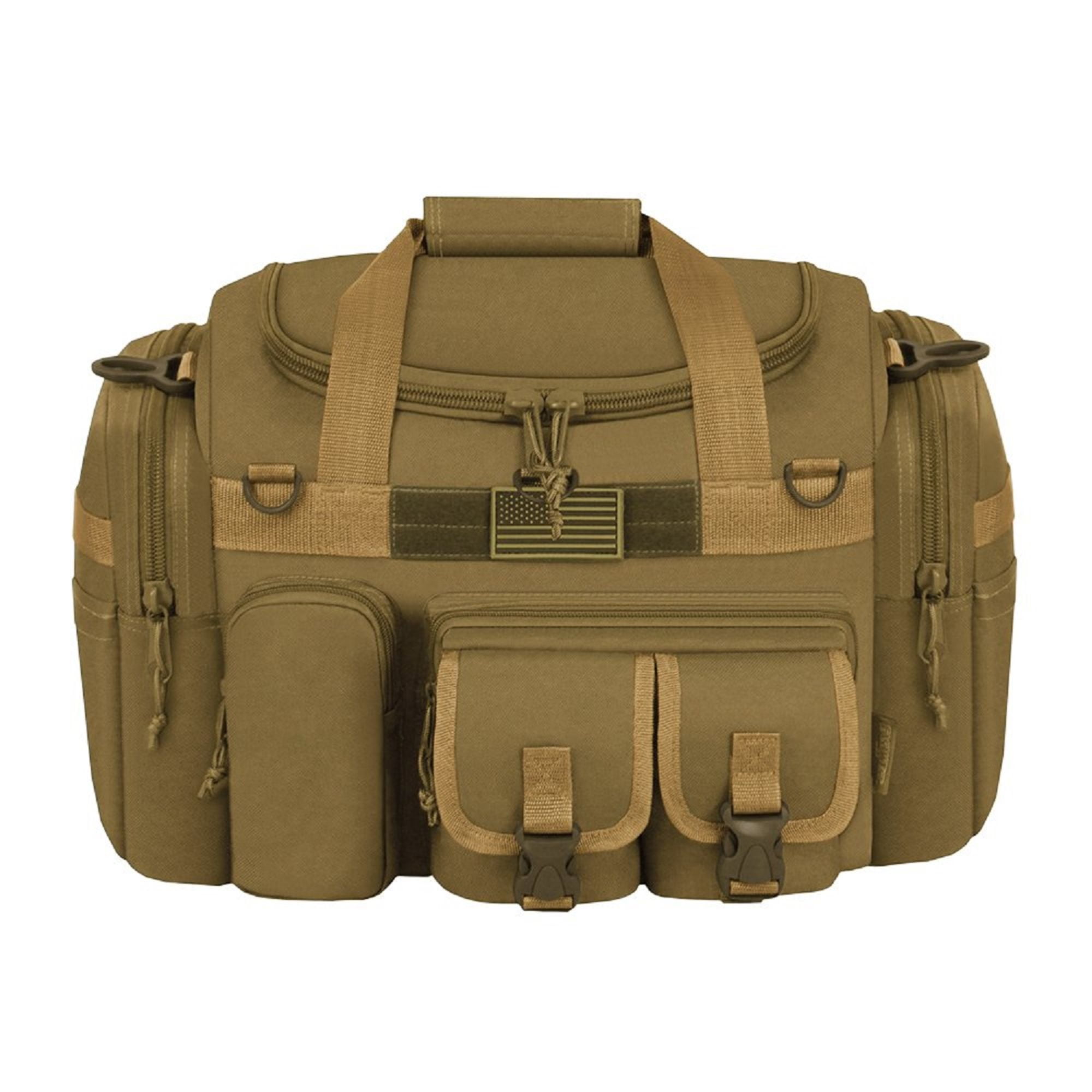 Outdoor Sports Bag East West U.S.A Tactical Outdoor Multi Pockets Heavy Duty Duffel Bag 
