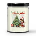thumbnail image 3 of Merry Christmas and Happy New Year Santa Collie Holiday Xmas Winter 2025 Soy Wax Candle Collie Dog Lover Gifts Idea 16oz White Vanilla Candle - 00024, 3 of 5