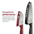 thumbnail image 4 of Zyliss 2-Piece Stainless Steel Chef and Santoku Knife Set with Sheaths, 4 of 7