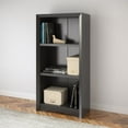 thumbnail image 2 of CorLiving Quadra Engineered Wood 3-Tier Shelf Adult Standard Bookcase with 2 Adjustable Shelves, 2 of 4