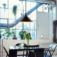 thumbnail image 3 of Kenroy Home Conical Brushed Steel 1 Light Pendant, 3 of 9