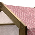 thumbnail image 5 of Country Home Pet House, Little Daisies Bouquets Girls Bedroom Desgin Freshness Pink Backdrop, Outdoor & Indoor Portable Dog Kennel with Pillow and Cover, 5 Sizes, Teal Pink White, by Ambesonne, 5 of 5