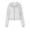 White, variant on Enjoytime Oversized Sweatshirt for Women Casual Loose Streetwear Tops Long Sleeve Sweatshirt with Zipper and Pockets
