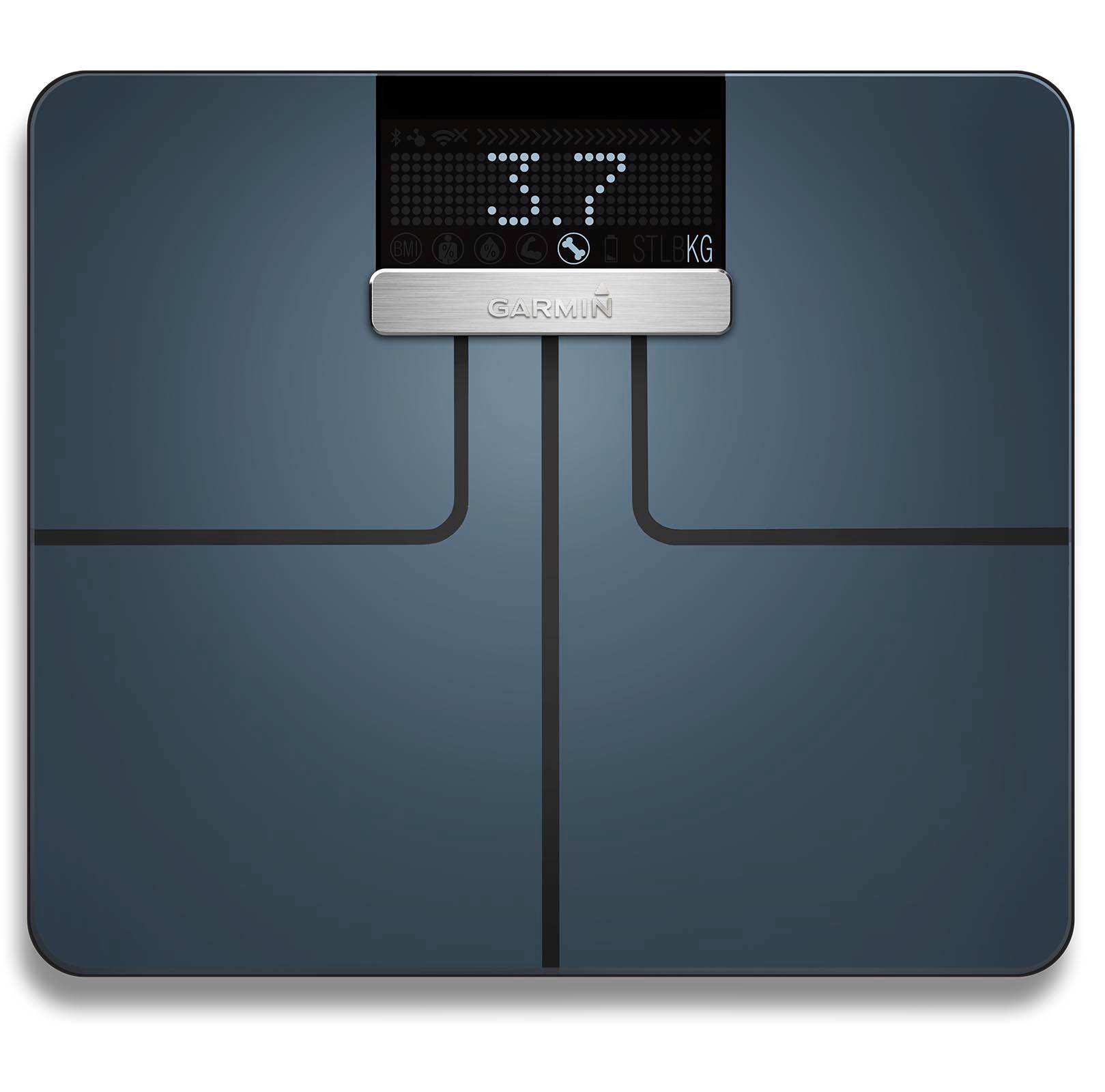 Garmin Index Smart WiFi Bluetooth BMI Calculator Digital Weight Scale, Black - image 4 of 9