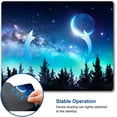 thumbnail image 2 of Mouse Pad, Square Personalized Computer Mouse Pads with Forest Moon Design, Washable Mouse Mat with Lycra Cloth, Gaming Office Home Non-Slip Rubber Base  Mousepad 9.5"x7.9"x0.12" Inch, 2 of 12