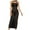 Black, variant on fatyb Womens Coverup Swimsuit Hollow out Beach Long Cover up Sleeveless Bikini See Through Maxi Dress
